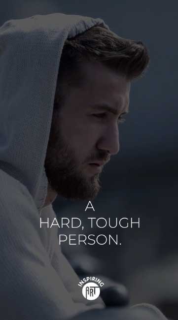 Don't let life turn you into a hard, tough person. Real courage is staying kind even when life isn't.