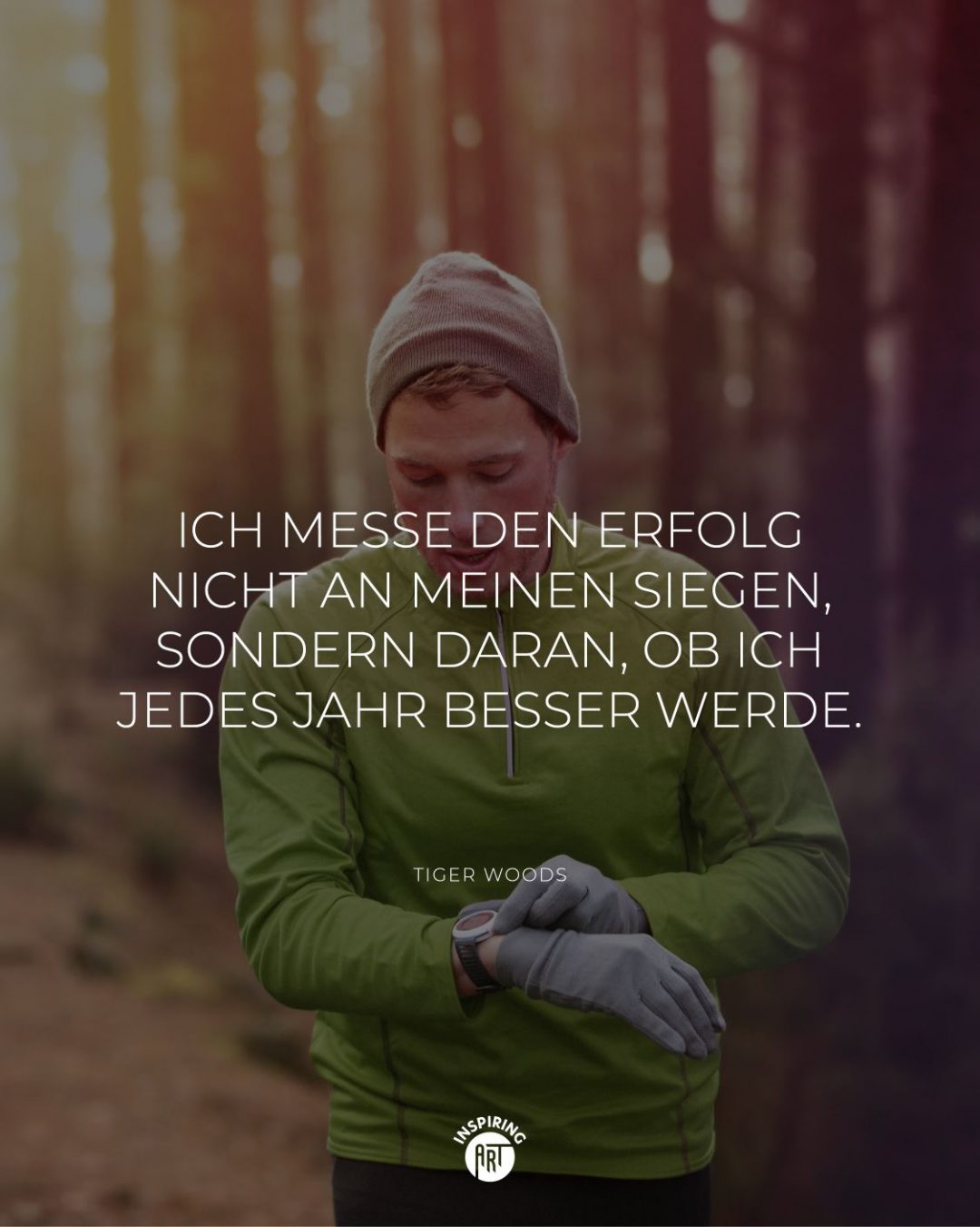 Ich messe den Erfolg nicht an meinen Siegen, sondern daran, ob ich jedes Jahr besser werde.