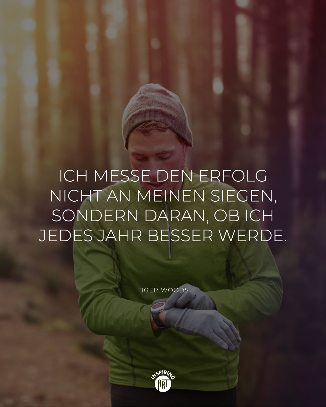 Ich messe den Erfolg nicht an meinen Siegen, sondern daran, ob ich jedes Jahr besser werde.