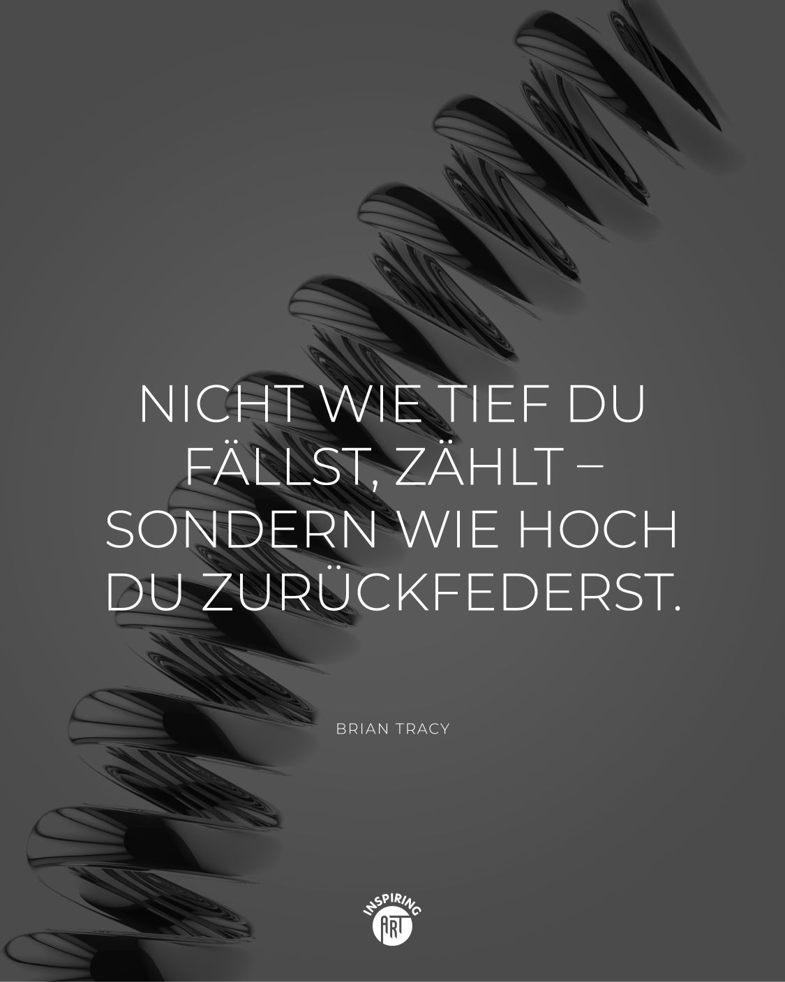 Nicht wie tief Du fällst, zählt – sondern wie hoch Du zurückfederst.