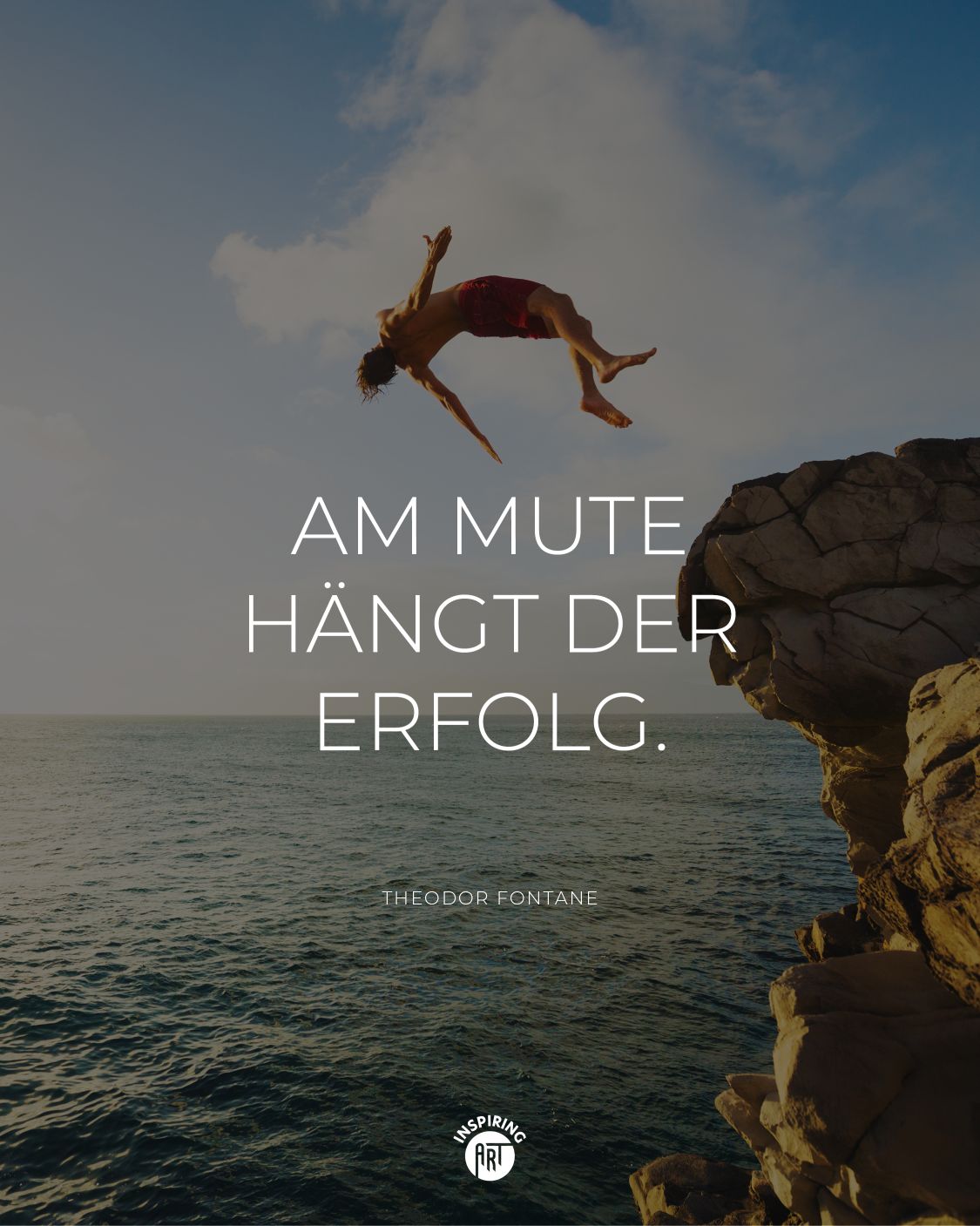 Am Mute hängt der Erfolg.