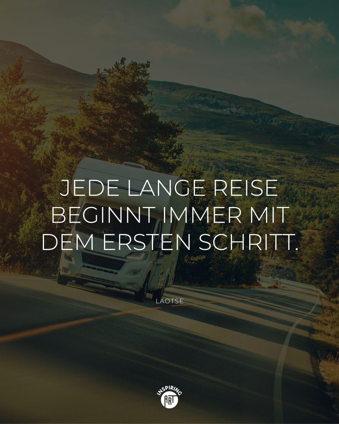 Jede lange Reise beginnt immer mit dem ersten Schritt.