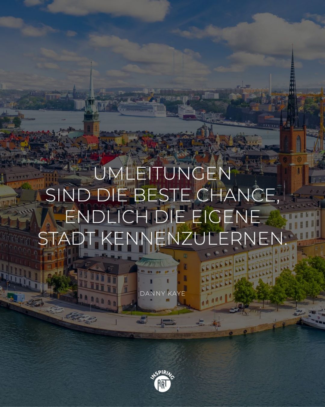 Umleitungen sind die beste Chance, endlich die eigene Stadt kennenzulernen.