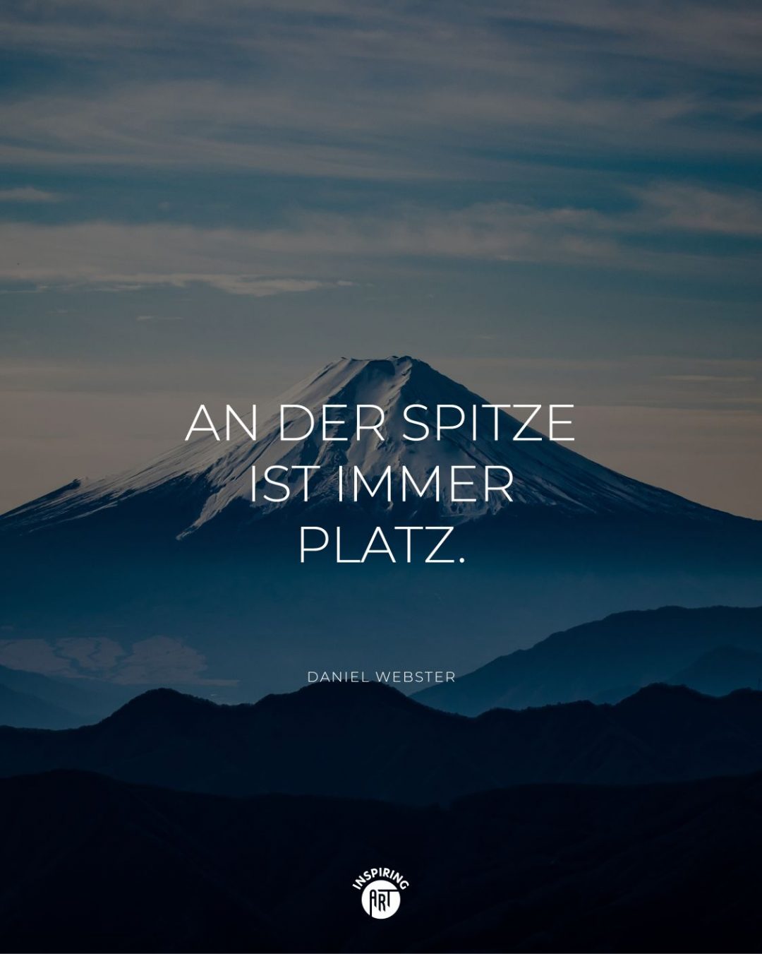 An der Spitze ist immer Platz.